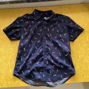 Navy Pride Ice Cream Print Shirt